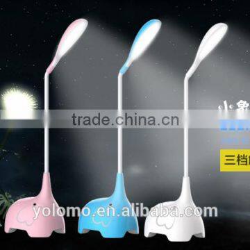 elephant cartoon rechargeable led desk light