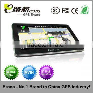 7"stable Car Gps Navigation WinCE NET 6.0,with TFT LCD,High quality,quick response,tv optional