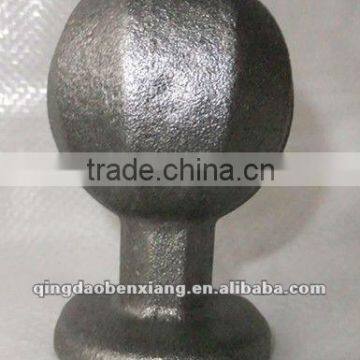 wrought iron decoration of fence and gate forged steel ball or post top/spears heads