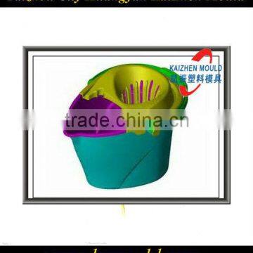 Professional design 15L plastic handle mop bucket mould