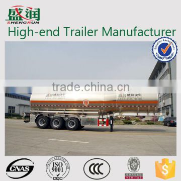 2016 best quality oil truck trailer / aluminium tanker semi trailer / fuel oil tanker for sale