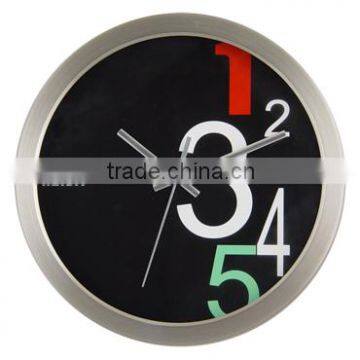 metal wall clock,wall clock,metal clock