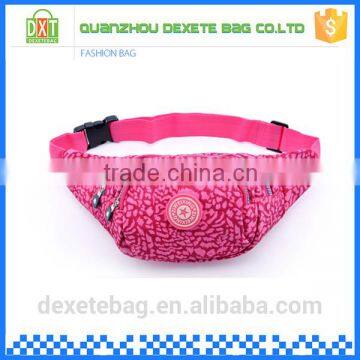 2015 Fancy hot sale pink sport elastic waist bag