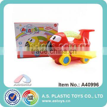 Cute plastic battery operated toy plane with light and sonud