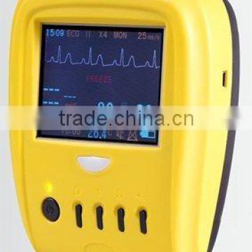 Portable patient monitor with touch screen