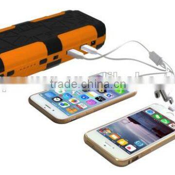 New design multi-function portable 15000mAh jump starter car