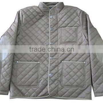 Apparel stocks Mens Padded Polyester Jacket with No Hood man jacket garments stocklot winter jacket