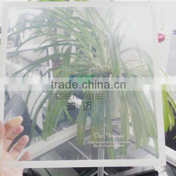 Custom high quality acrylic photo frame 8x10inches (20.3x25.4cm)