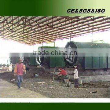 Engineers oversea automatic plan pyrolysis tire machine