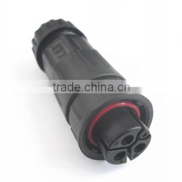 3 poles industrial outdoor wiring waterproof connector