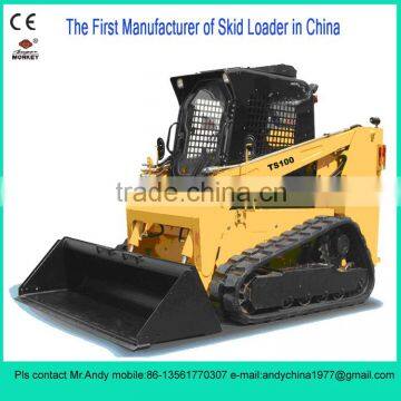 crawler skid steer loader, 1200kg loading capacity, engine power 100hp