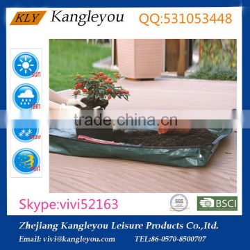 Green PE garden ground sheet gargen pad