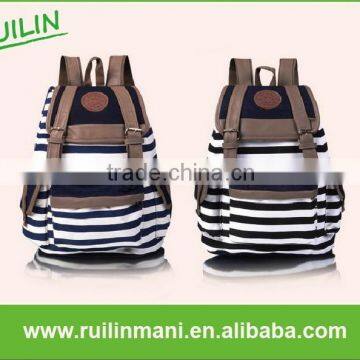 High Quality Fashion Stripes Backpack