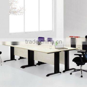 2013 Hot sale latest design modern Office conference Table/ Meeting Table training table with steel legs A082