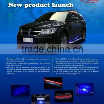 Universal Front Lip Wiith Solar Light ,good Quality Solar Light for Universal Car