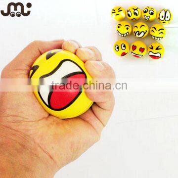 Mood faces elastic memory stress reliever,office stress reliever ball