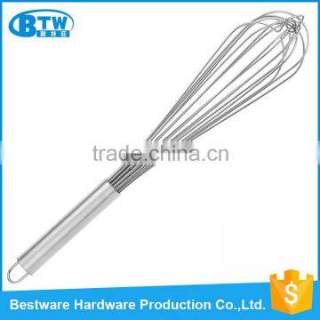 16" Stainless Steel Polished Treatment Egg Beater Whisk