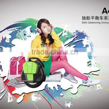 Freeman 2016 fashion cool self balancing colorful electric unicycle smart one wheel electric scooter for children and adults