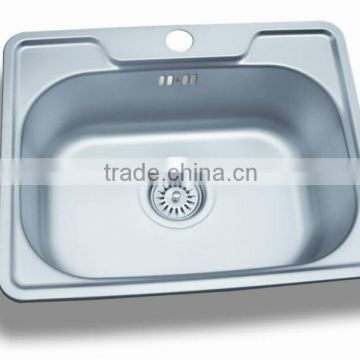 46x37 Linen Stainless Steel Kitchen Sink (DE142)