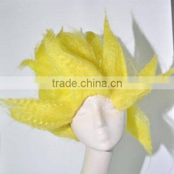 Yellow explosion cock wigs Naruto wigs cosplay N363