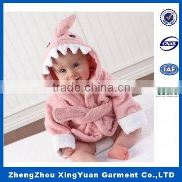 New Baby Boy/Girl Dressing Gown Splash Wrap Bath Hooded Towel Robe