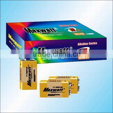 6F22 ALKALINE DRY CELL BATTERY 10PCS/BOX