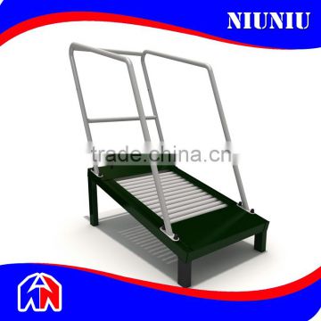 Amusement park steel outdoor fitness equipment for old people