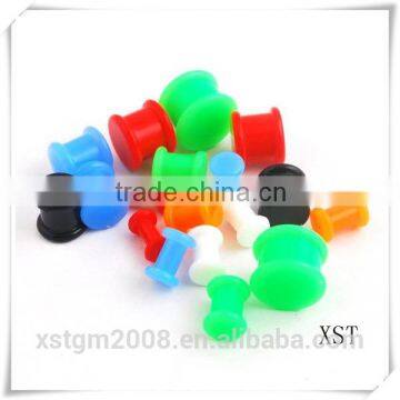 silicone ear tunnel plugs piercing beautiful jewelry set