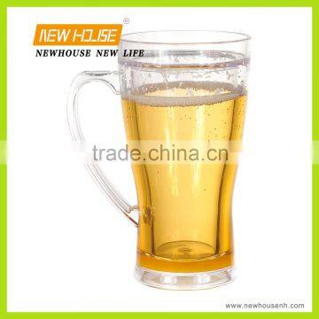 Multicolor PS 15oz Juice Cooler Cup with Handle