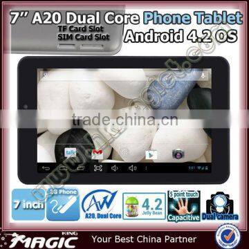 Allwinner A20 dual core metal case tablet pc mid with phone call