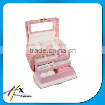 luxury leather fantasy jewelry box accept custom order