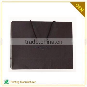 Custom Made Luxury Waterproof Kraft Paper Bag With Rope Handle