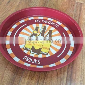 Bar restaurant anti-slip tray tin tray bar tray