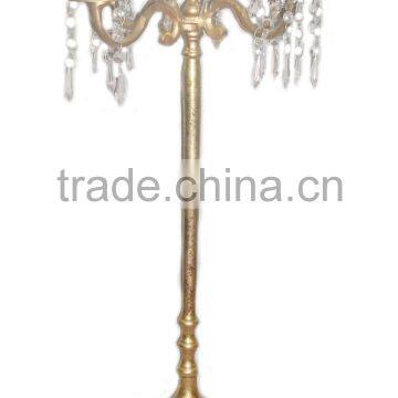 Cheap price wedding candelabra with crsytal ball