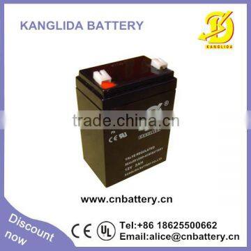 Emergency light battery 12v2ah/vral maintenance free accumulator manufaturer