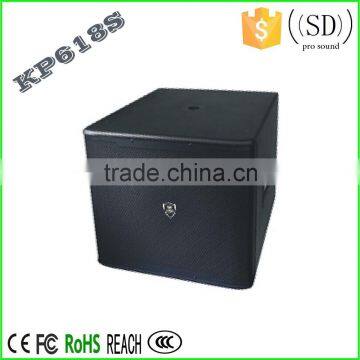 2016 hot sale 18 inch subwoofer speaker Pro audio sound box KP618S