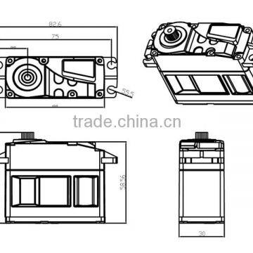 K-power Servo DM4000 146g/54kg/0.115s photo-4