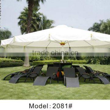 Outdoor beach umbrella with wind resistant patio umbrella