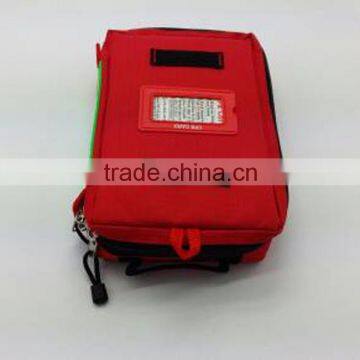 hot selling Red and white logo 420d nylon 32 in 1 handy first aid kit with CE FDA certification