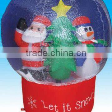 Inflatable Christmas Snow Globe