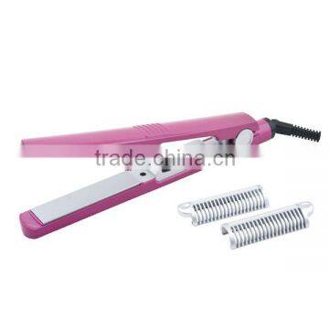 2 in 1 hair straightener/curling iron