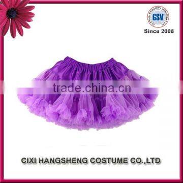 Lovely Cute Sweet Girl Children Wear Colorful Fluffy Plain Lace Tutu Dress