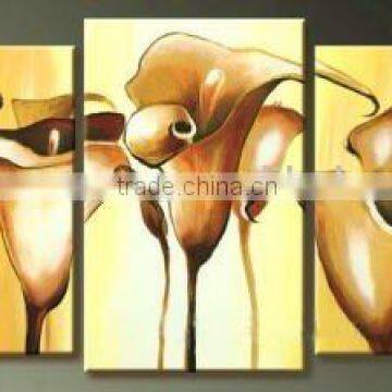 Group flower oil painting