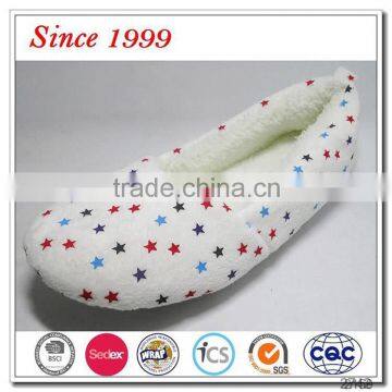 sweet colorful star print ballerina shoe from shuntian