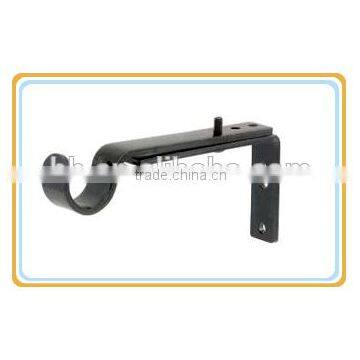 Extendable Metal Iron Curtain Rod Bracket For Window Decoration