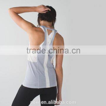 Contrast Color Sleeveless Made in China Elegant Women Top photo-2