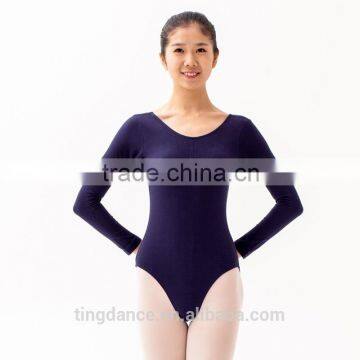 2016 wholesale long sleeves adult leotard