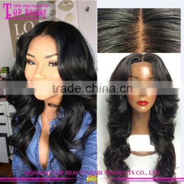 Grade 10a virgin brazilian cheap silk base full lace wig wave style glueless silk top full lace wig