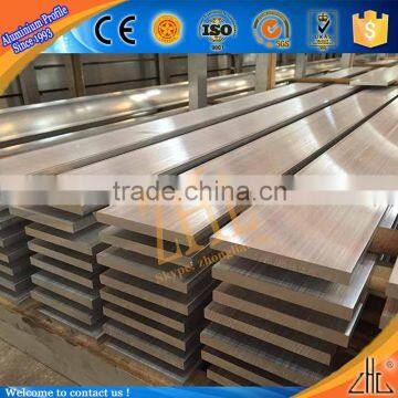 Hot! OEM 6061 t5 aluminium profiles for flat groove waving mullion aluminium flat bar