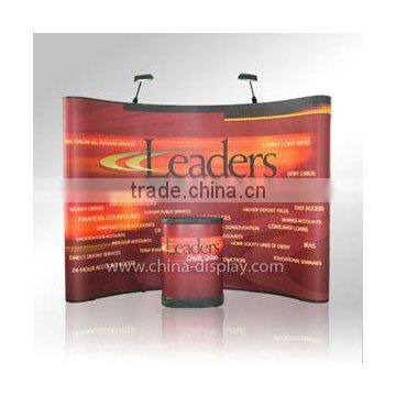 Portable exhibition booth pop up wall display